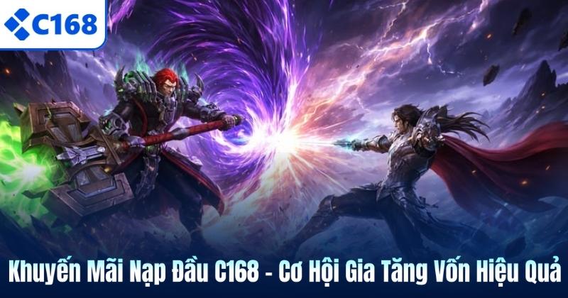 Khuyến Mãi Nạp Đầu C168 – Cơ Hội Gia Tăng Vốn Hiệu Quả 4 Khuyến Mãi Nạp Đầu C168 – Cơ Hội Gia Tăng Vốn Hiệu Quả